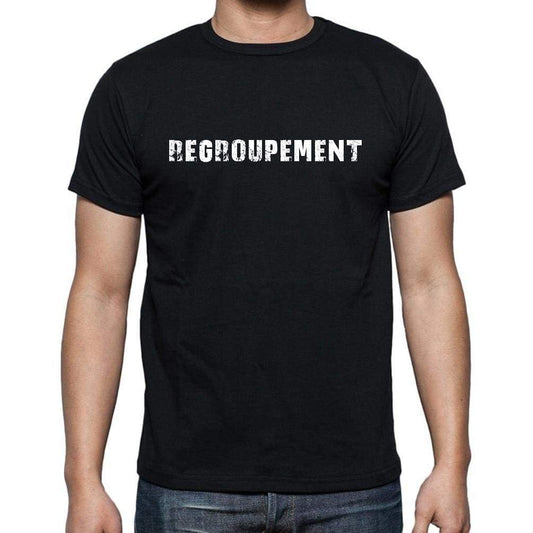 Regroupement French Dictionary Mens Short Sleeve Round Neck T-Shirt 00009 - Casual