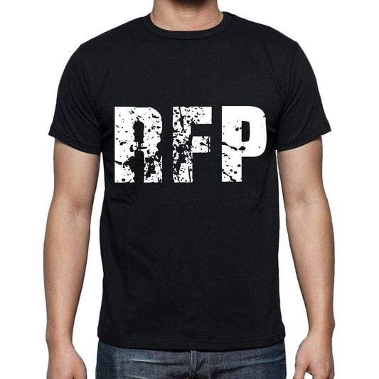 Rfp Men T Shirts Short Sleeve T Shirts Men Tee Shirts For Men Cotton Black 3 Letters - Casual