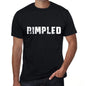 Rimpled Mens T Shirt Black Birthday Gift 00555 - Black / Xs - Casual