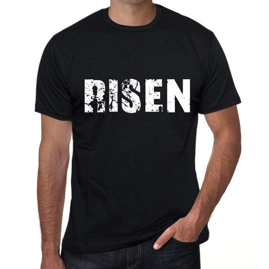 Risen Mens Retro T Shirt Black Birthday Gift 00553 - Black / Xs - Casual