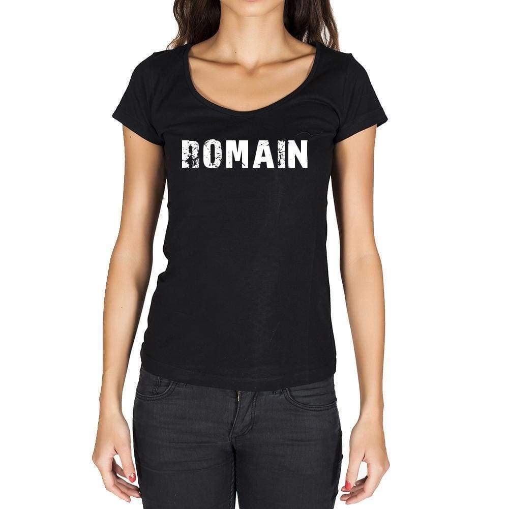 Romain French Dictionary Womens Short Sleeve Round Neck T-Shirt 00010 - Casual