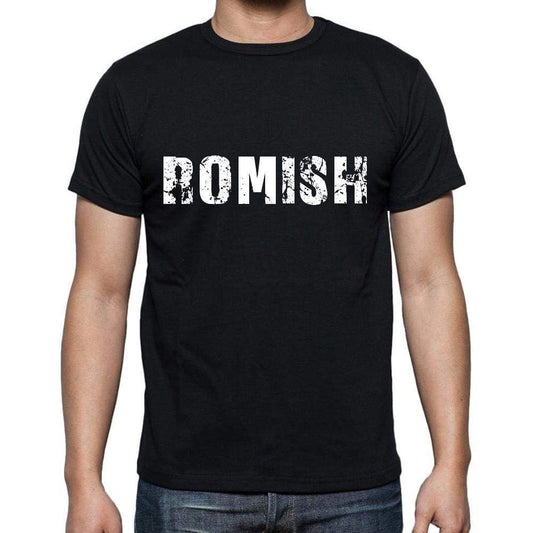 Romish Mens Short Sleeve Round Neck T-Shirt 00004 - Casual