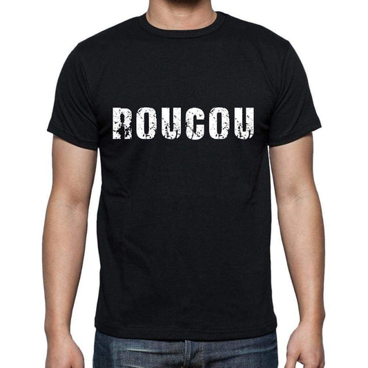 Roucou Mens Short Sleeve Round Neck T-Shirt 00004 - Casual