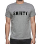 Safety Grey Mens Short Sleeve Round Neck T-Shirt 00018 - Grey / S - Casual