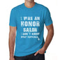Sailor What Happened Blue Mens Short Sleeve Round Neck T-Shirt Gift T-Shirt 00322 - Blue / S - Casual