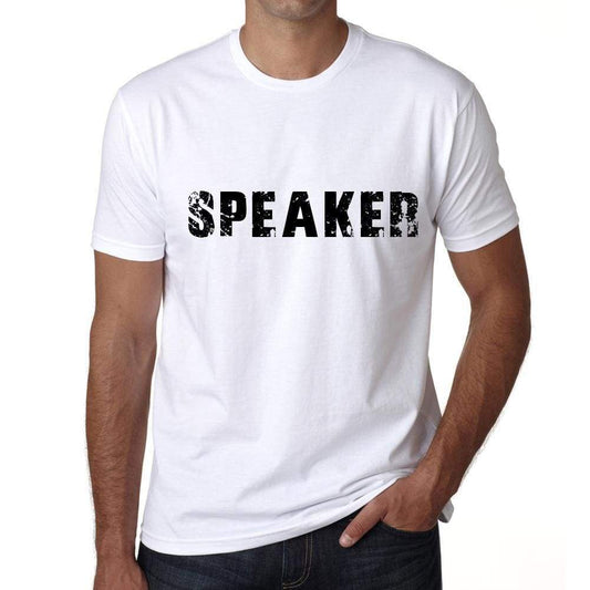 Speaker Mens T Shirt White Birthday Gift 00552 - White / Xs - Casual