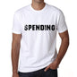 Spending Mens T Shirt White Birthday Gift 00552 - White / Xs - Casual