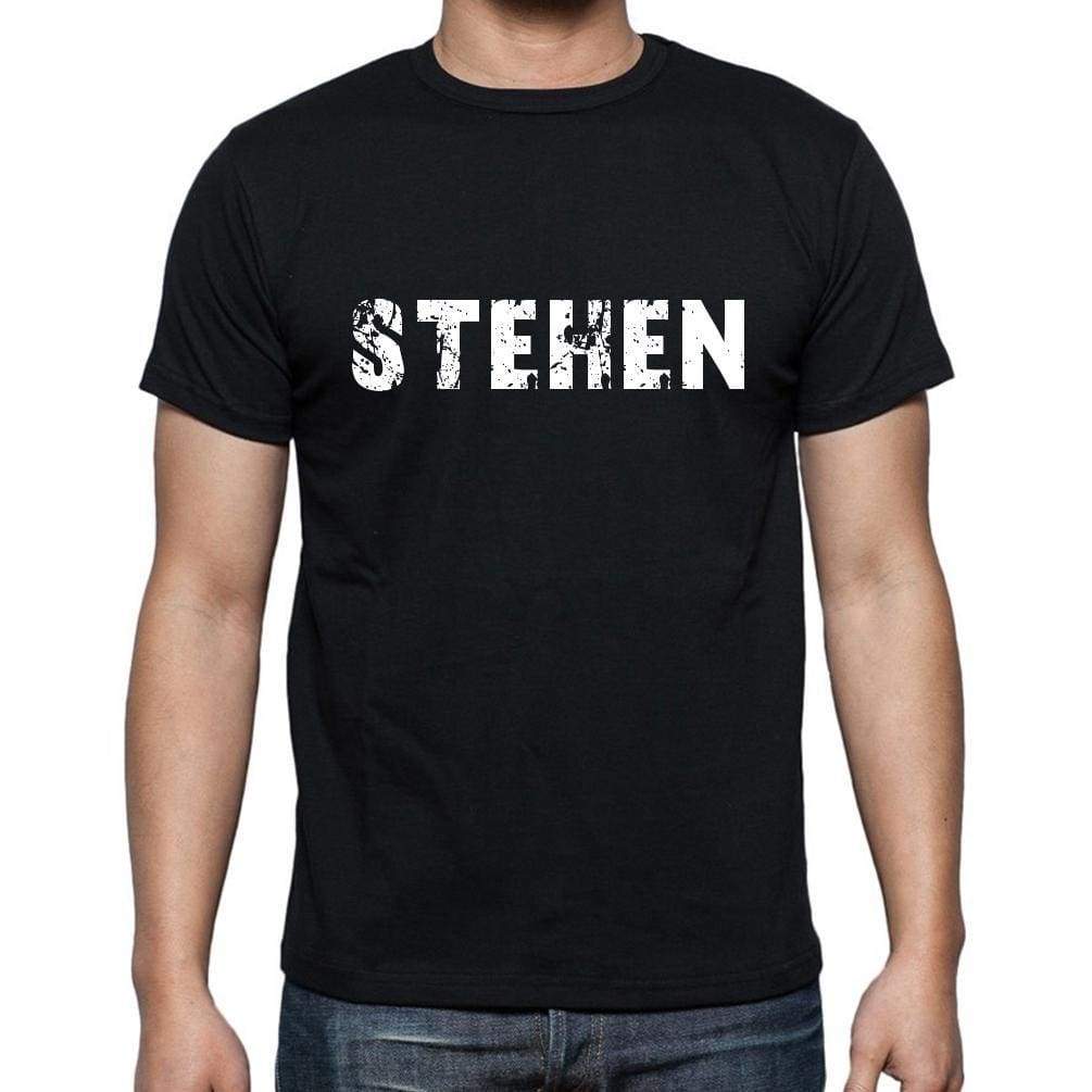 Stehen Mens Short Sleeve Round Neck T-Shirt - Casual