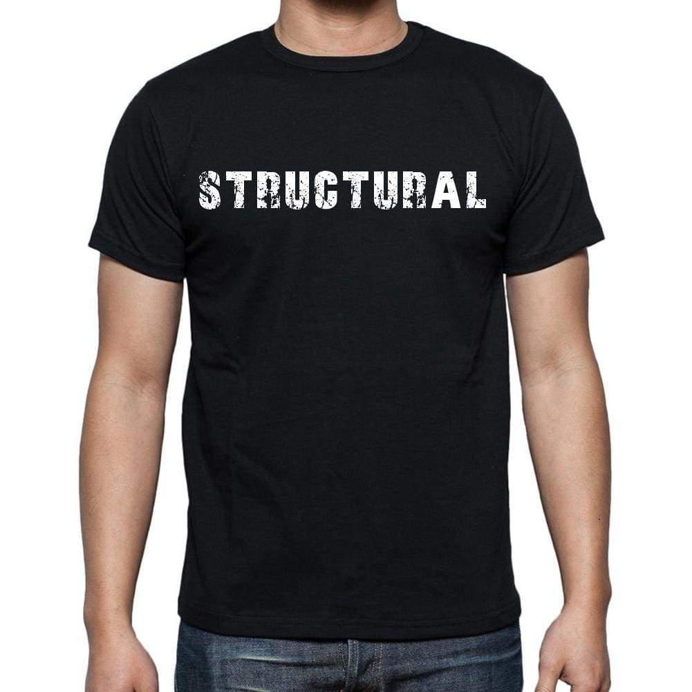 Structural Mens Short Sleeve Round Neck T-Shirt - Casual