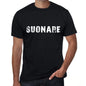 Suonare Mens T Shirt Black Birthday Gift 00551 - Black / Xs - Casual