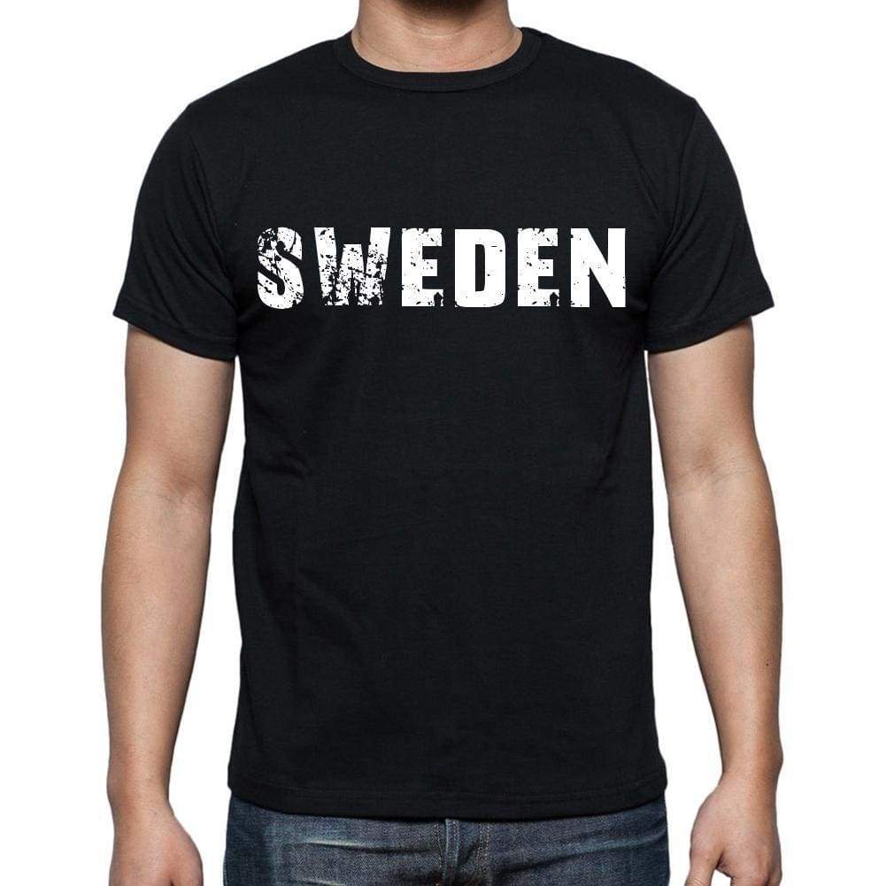 Sweden T-Shirt For Men Short Sleeve Round Neck Black T Shirt For Men - T-Shirt