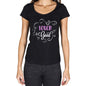 Touch Is Good Womens T-Shirt Black Birthday Gift 00485 - Black / Xs - Casual