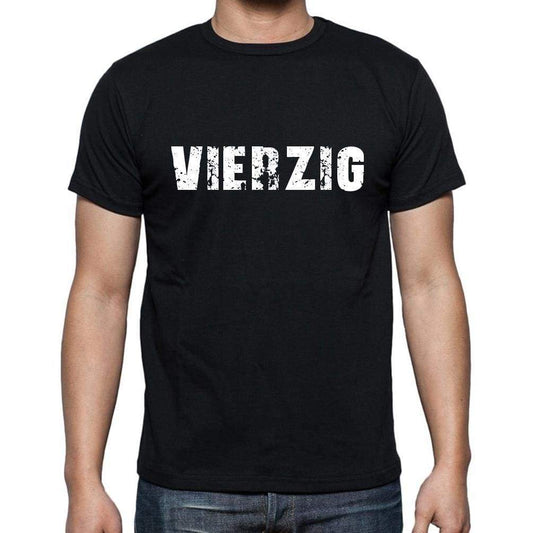 Vierzig Mens Short Sleeve Round Neck T-Shirt - Casual