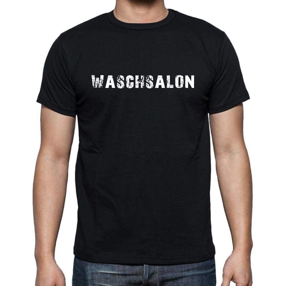 Waschsalon Mens Short Sleeve Round Neck T-Shirt - Casual