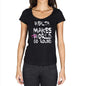 Wealth World Goes Arround Womens Short Sleeve Round Neck T-Shirt 00081 - Black / Xs - Casual