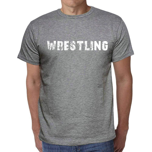 Wrestling Mens Short Sleeve Round Neck T-Shirt 00035 - Casual